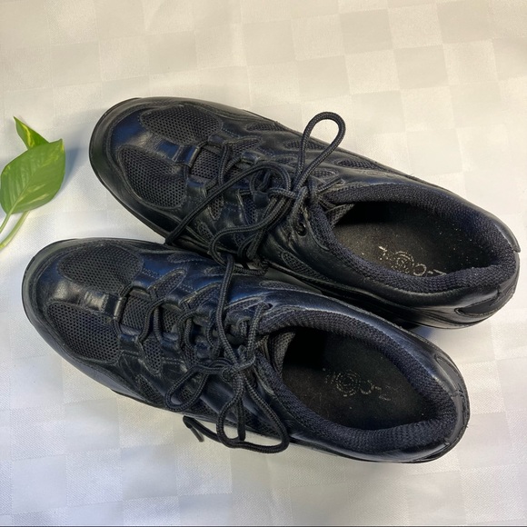 Z-COIL Back Pain Relief Coil Comfort Orthotic Therapeutic Black Shoes, Mens 12 - Picture 1 of 13